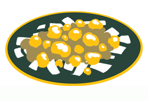 Green Bay Packers Canadian Logos fabric transfer